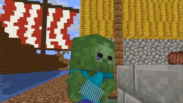 Monster School : Poor Baby Zombie and Bad Family - Sad Story - Minecraft Animation смотреть онлайн