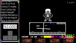 Bad Time Trio Hard Mode By FDY (Completed Noob Mode) | Undertale Fangame