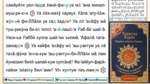 Поучительное чтение страницы Корана № (137)