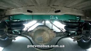 Работа пневмоподвески на автомобиле Mercedes Benz Sprinter 316