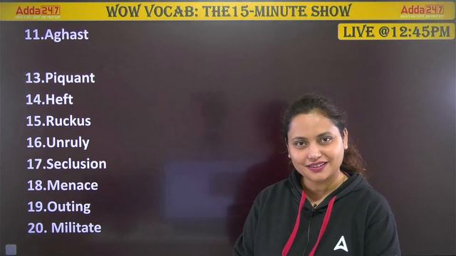 WOW VOCAB | English Vocabulary for SSC, SBI Clerk, IBPS & Other Banking Exams | Rupam Chikara #291 смотреть онлайн