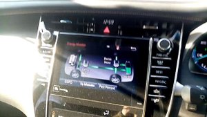 Toyota Harrier 2.5 гибрид как включается 4 вд.