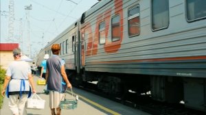 Прибытие поезда на станцию Красный Узел