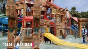 Dubai Palm Jumeirah in One Day | Atlantis The Palm Hotel | Lost Chambers | Aquaventure Waterpark