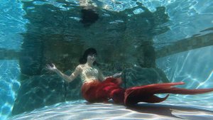 The Little Mermaid 2 Melody Swimming LIVE ACTION!