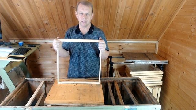 Стандартные рамки для ульев 145, 230, 300. Кто придумал рамку 470х470 мм. Начинающим пчеловодам смотреть онлайн