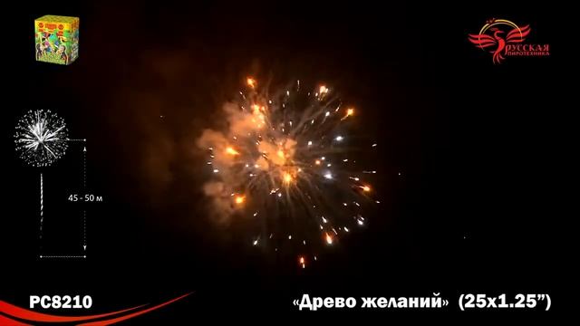 Фейерверк Дерево желаний (1,2"х25) РС8210 смотреть онлайн