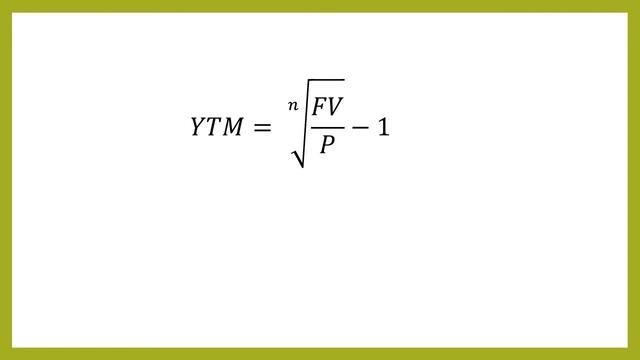 How to Calculate The Yield To Maturity of A Zero Coupon Bond смотреть онлайн