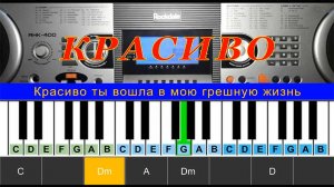 Красиво (cover) | Piano Табы