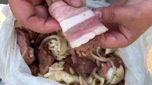 Шашлык в тандыре из бочки