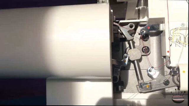 Singer 14SH754 Overlock einfädeln смотреть онлайн