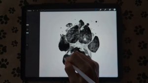 Pet Paw Print on Procreate | DIGITAL Pet Pawprint keepsake |Beginner Tutorial| Pet Portrait| Ep: 11