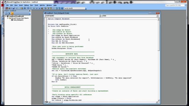 Introduction to exporting data from Microsoft Access to Excel: Part 2 смотреть онлайн