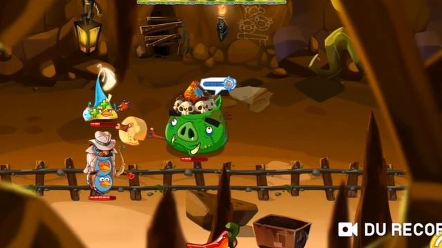 [Angry Birds Epic] Part 19. (Cave 1 -Deadly grip -Dark Shaman, Priestess class) смотреть онлайн