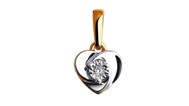 ЗОЛОТЫЕ ПОДВЕСКИ С БРИЛЛИАНТАМИ ОТ ЮВЕЛИРНОЙ КОМПАНИИ  "SOKOLOV" смотреть онлайн