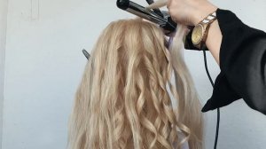 Лёгкие локоны на плойку/Мальвинка/Свадебная прическа/Light curls|Wedding hairstyle|Tutorial updo