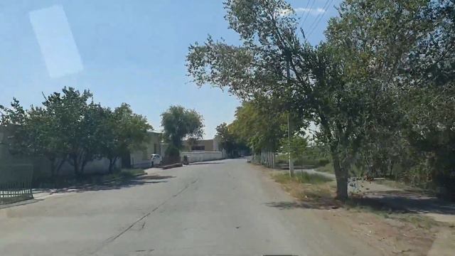 Uzbekistan НУКУС- ХИВА  плавающий мост реки АМУДАРЬЯ