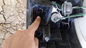 Install rear led reflector lights Toyota Wish