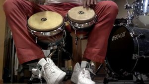 Me on the bongos