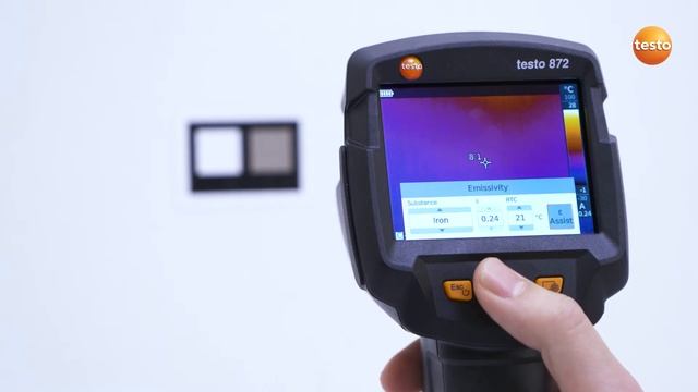 testo 865 / testo 868 / testo 871 / testo 872 – Setting emissivity смотреть онлайн