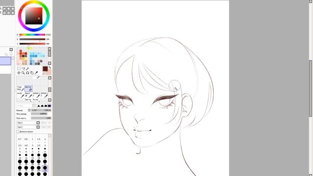 Как рисовать (как я рисую) волосы 2 часть ll How to draw hair part 2 смотреть онлайн