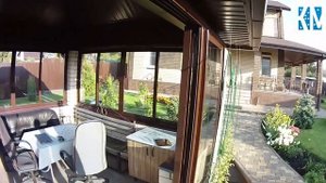 Остекление беседки алюминиевыми конструкциями