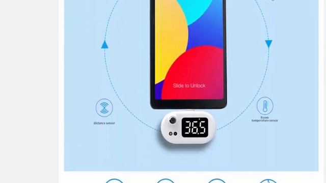 Мини Инфракрасный термометр USB Бесконтактный USB ЛОБНЫЙ смотреть онлайн