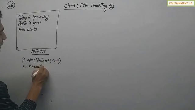 File Handling | Class 12 Computer Science with Python (Video 26)
