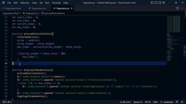 JavaScript Pagination Tutorial #6: Search & Filter Html Table using JavaScript filter() Method