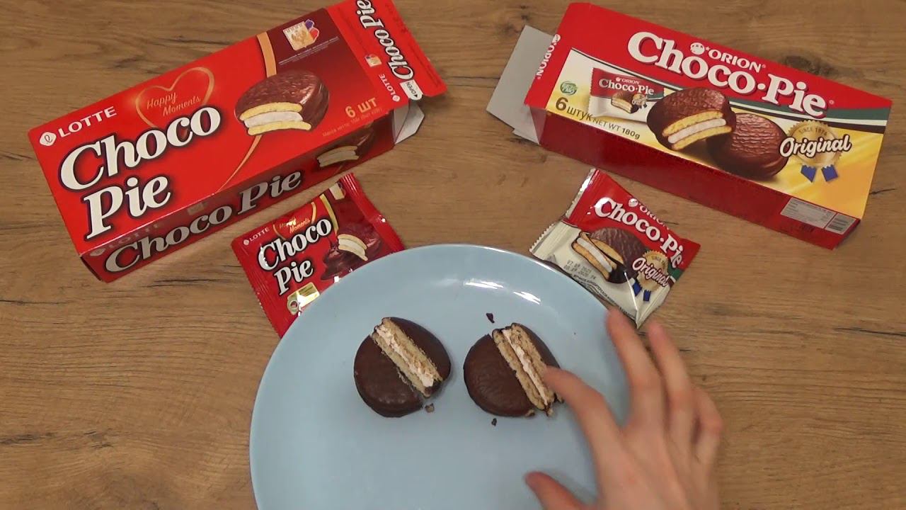 Art Manij ОБЗОР Сравнение Choco Pie Lotte и Orion☕