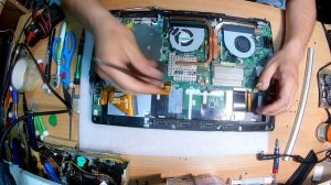 Серия №3. Asus N550J. Наносим термопасту и меняем термопрокладку, собираем, тестируем результат.