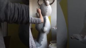 ИЗГОТОВЛЕНИЕ 3D ФИГУР ИЗ ПЕНОПЛАСТА | ФОТОЗОНА | МИШКА ТЕДДИ СВОИМИ РУКАМИ