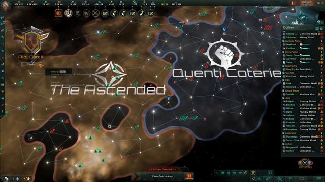 Playing As A Brain To Skip The Early Game!  Full Modded Playthrough Stellaris 3.3