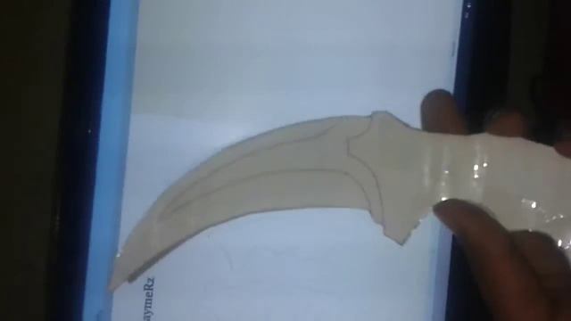 Как сделать кирамбит из бумаги смотреть онлайн