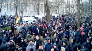 Противостояние Симферополь 26.02.2014 часть вторая