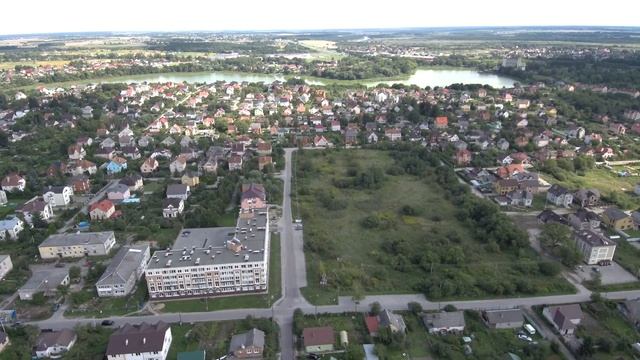 Аэрообзор Большое Исаково, Чистый пруд, ул  Мелиоративная, Кооперативная, Калининградская