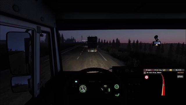 Euro Truck Simulator 2. онлайн-режим Карта Суровая Россия. Последние 80 км.