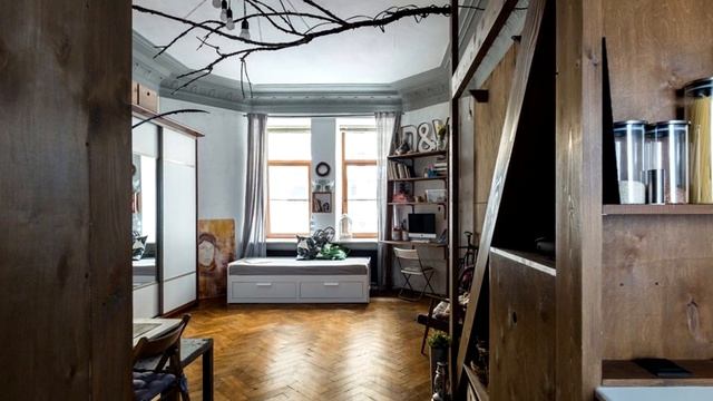 Супруги купили КОМНАТУ в КОММУНАЛКЕ! А сегодня их ДВУХЭТАЖНАЯ КВАРТИРА 33м2 восхищает всех! смотреть онлайн