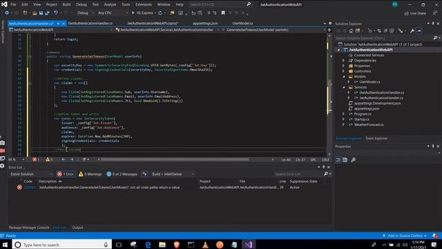 How to Add JWT Authentication to ASP.NET Core Web API смотреть онлайн