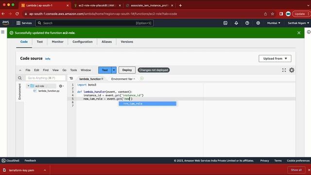 AWS EC2 IAM Role Attachment with Lambda: Complete Step-by-Step Guide ...