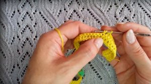 Жакет для девочки крючком (1 часть).