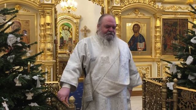 Проповедь диакона Димитрия Тимошенкова в Неделю 32-ю по Пятидесятнице, пред Богоявлением. смотреть онлайн