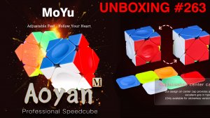 Unboxing №263 MoYu Skewb AoYan M. Обзор