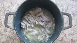 Рваная курица с картофелем