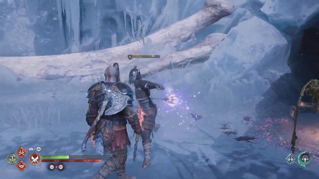 God of War Ragnarök PS5 - No Hit Dauntless Shield parry смотреть онлайн