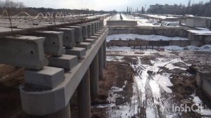 Строительство путепровода на Остужева в Воронеже. Остужевская развязка