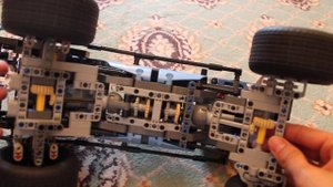 Хроники Лего Техник N40 42038 на колёсах с BuWizz