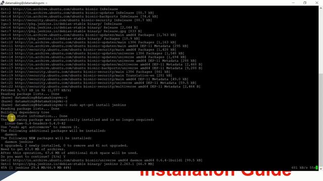 Install Jenkins(DevOps) on Ubuntu 18.04.5 | Part 8 | Step By Step | Data Making | DM | DataMaking смотреть онлайн