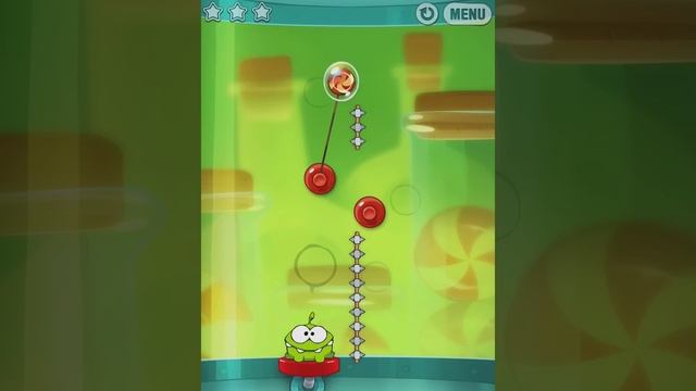 Cut the Rope Experiments 3-23 Walkthrough Sticky Steps