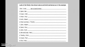 Кто кому кем приходится?